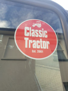 Classic Tractor Cab Sticker